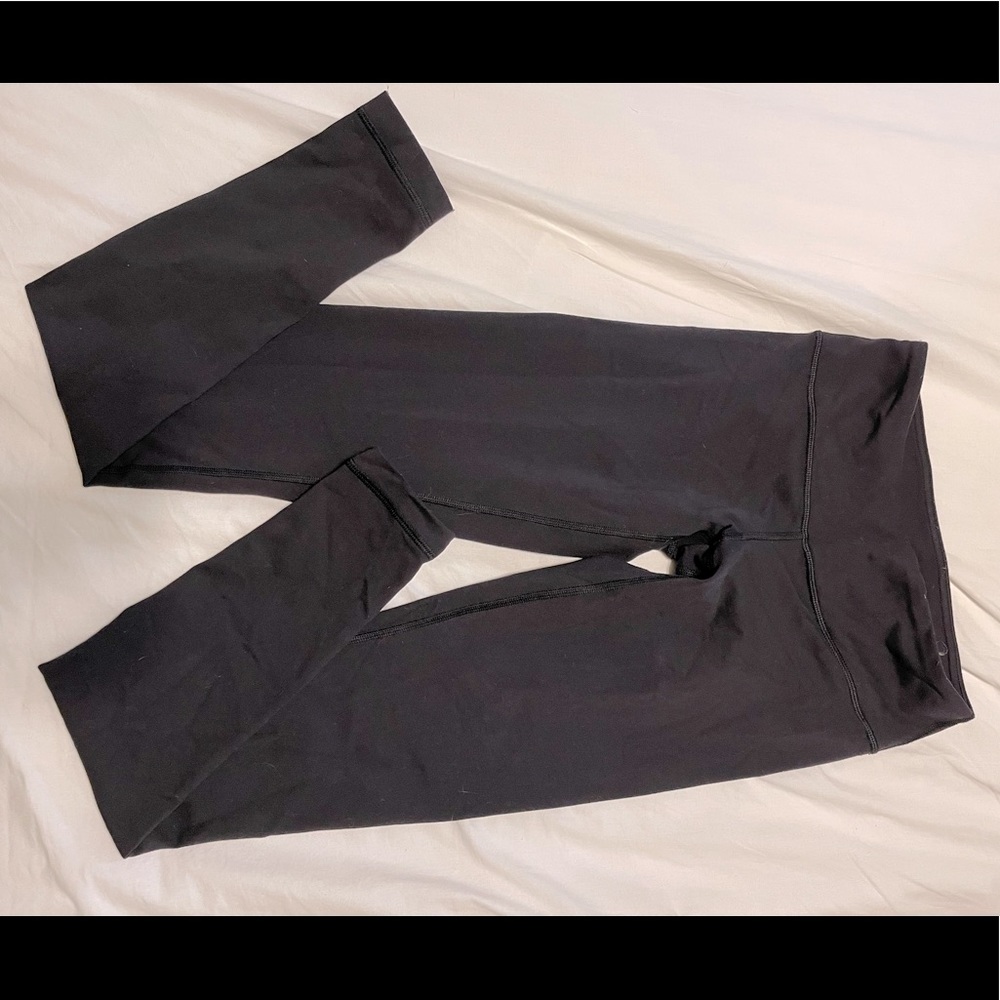 Black Lululemon Leggings (size 4)